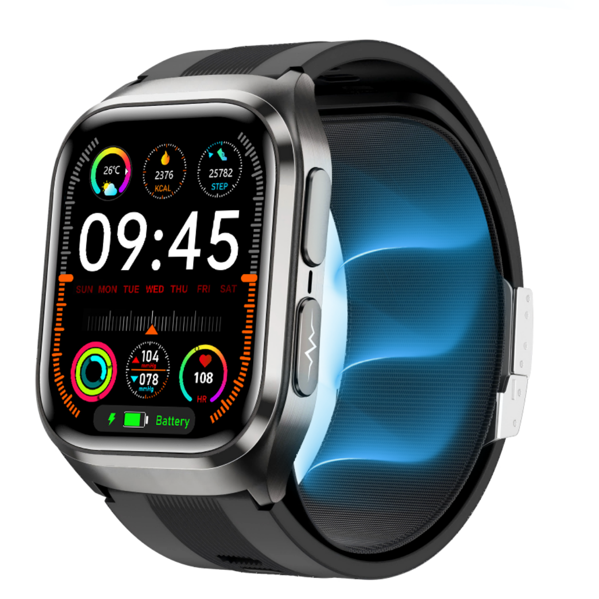 CXS17 Smartwatch mit Luftkissen-Blutdruckmessung