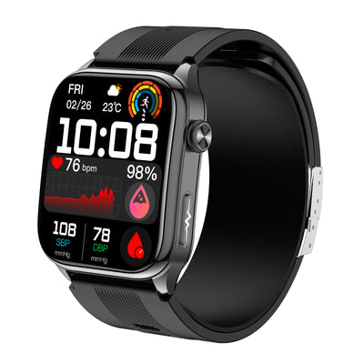 CXS10 Air Pump Blood Pressure Watch – ±3mmHg Precision ECG Smartwatch
