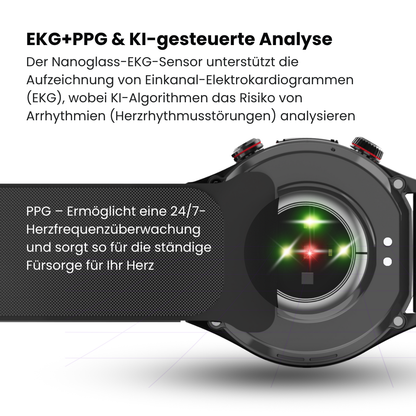 CXS26 Smartwatch mit Luftkissen-Blutdruckmessung