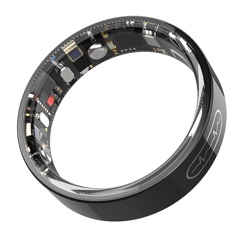 Coxsmart R09 Blood Glucose ECG/EKG Blood Pressure Monitoring AI Health Analysis Smart Ring