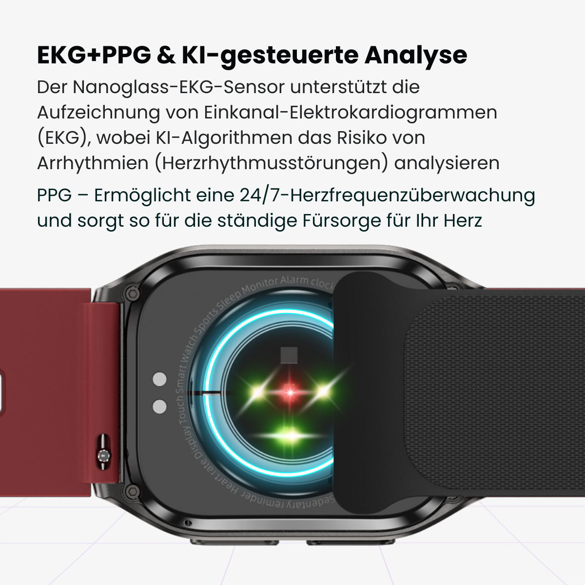 CXS17 Smartwatch mit Luftkissen-Blutdruckmessung