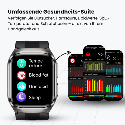 CXS17 Smartwatch mit Luftkissen-Blutdruckmessung