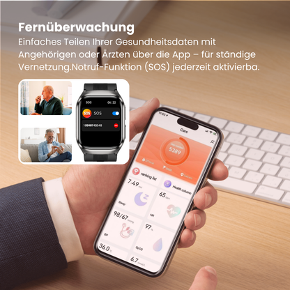 CXS17 Smartwatch mit Luftkissen-Blutdruckmessung